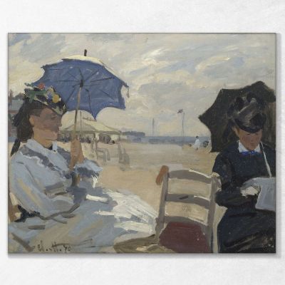 The Beach At Trouville Monet Claude canvas print mnt172