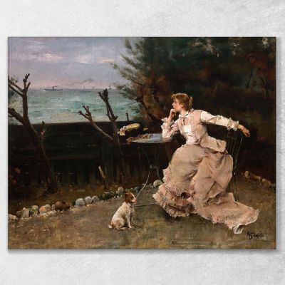 In Deep Thought Alfred Stevens stal34 canvas print 