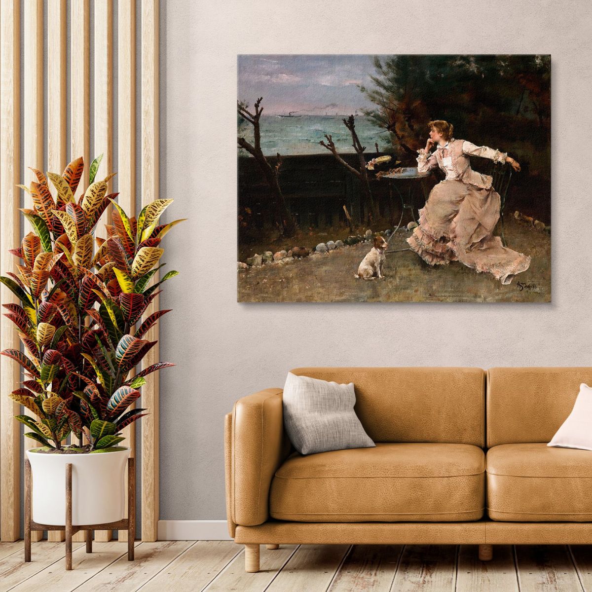 In Deep Thought Alfred Stevens stal34 canvas print 