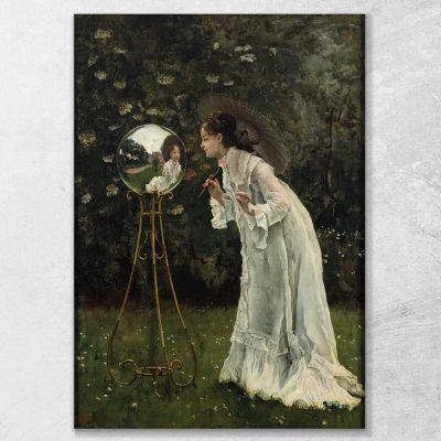 The Silver Ball Alfred Stevens stal38 canvas print 