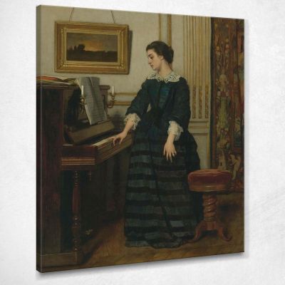 L'Absence Alfred Stevens stal53 canvas print 