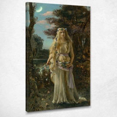 Ophelia Alfred Stevens stal69 canvas print 