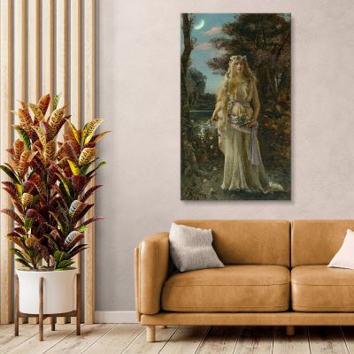 Ophelia Alfred Stevens stal69 canvas print 