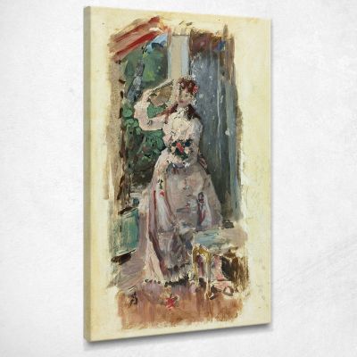 The Corner Of The Balcony Alfred Stevens stal83 canvas print 