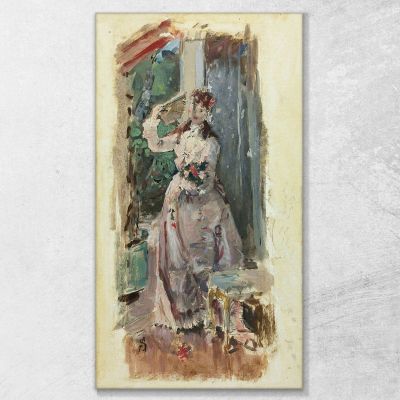 The Corner Of The Balcony Alfred Stevens stal83 canvas print 