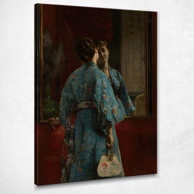 The Japanese Robe Alfred Stevens stal84 canvas print 