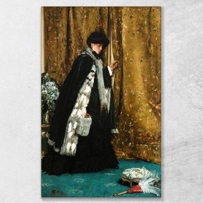 The Morning Visit Alfred Stevens stal86 canvas print 