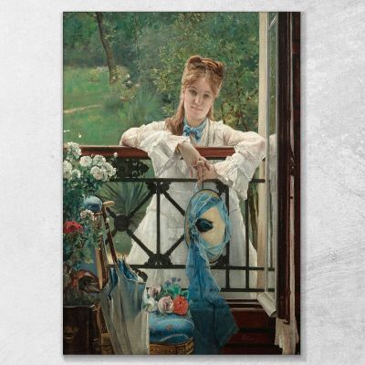 A Blue Ribbon Blueberry Alfred Stevens stal93 canvas print 