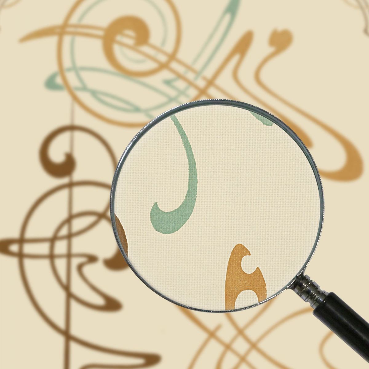 Abstract Design Based On Arabesques Alphonse Mucha amu3 canvas print