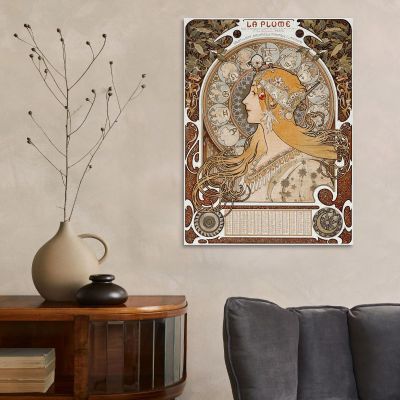 Zodiac Alphonse Mucha amu11 canvas print 