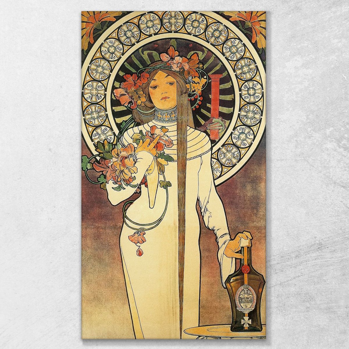 Art Nouveau Illustration Alphonse Mucha amu15 canvas print 