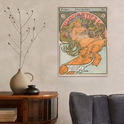 In The Latin Quarter 1897 Alphonse Mucha amu16 canvas print 