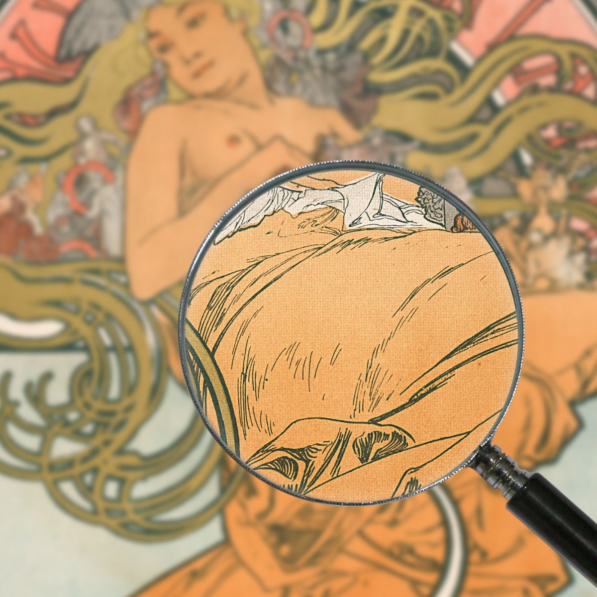 In The Latin Quarter 1897 Alphonse Mucha amu16 canvas print