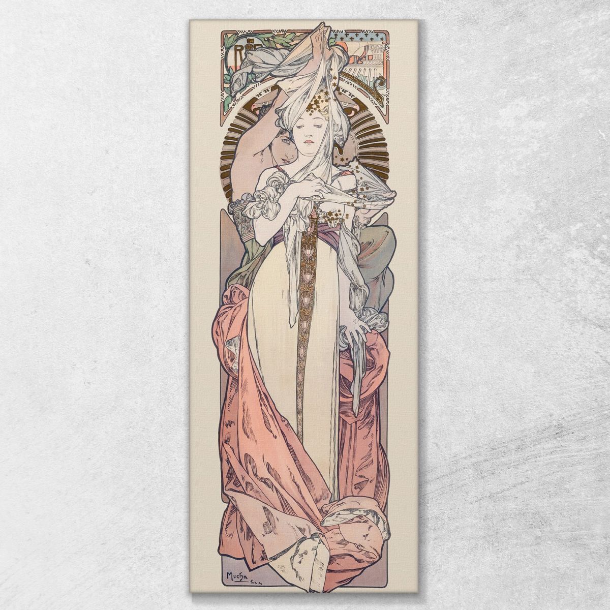 French Advertisement Alphonse Mucha amu44 canvas print 