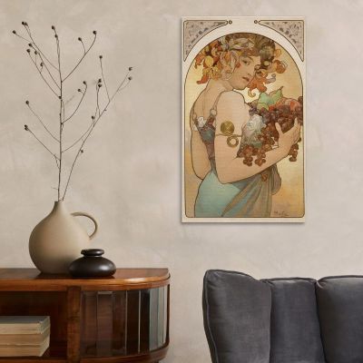 Fruit 1897 Alphonse Mucha amu45 canvas print 