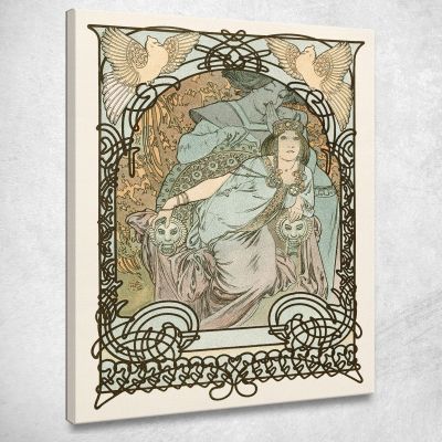 Ilsee Princess Of Tripoli 1897 Alphonse Mucha amu50 canvas print 