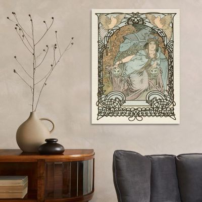 Ilsee Princess Of Tripoli 1897 Alphonse Mucha amu50 canvas print 