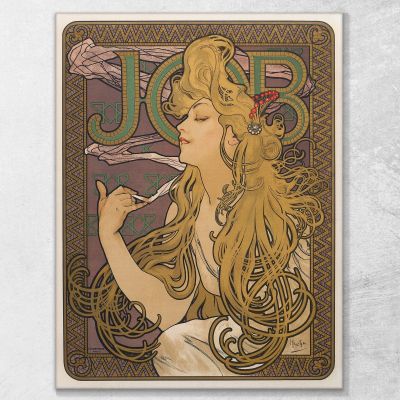 Job 1896 Alphonse Mucha amu56 canvas print 