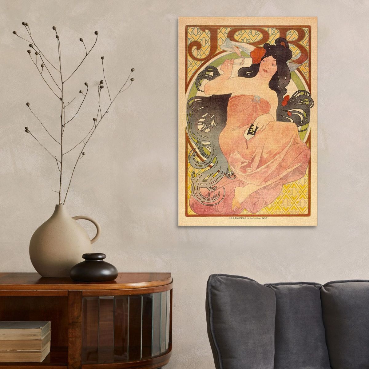 Job 2 Alphonse Mucha amu57 canvas print 