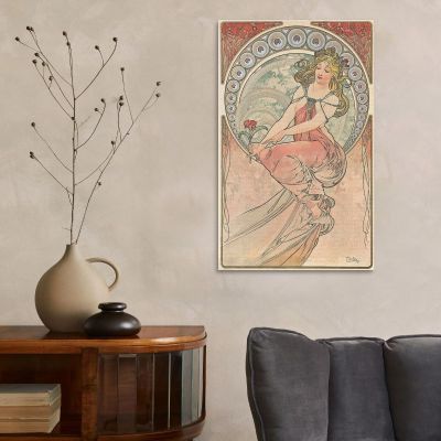 The Painting Alphonse Mucha amu59 canvas print 