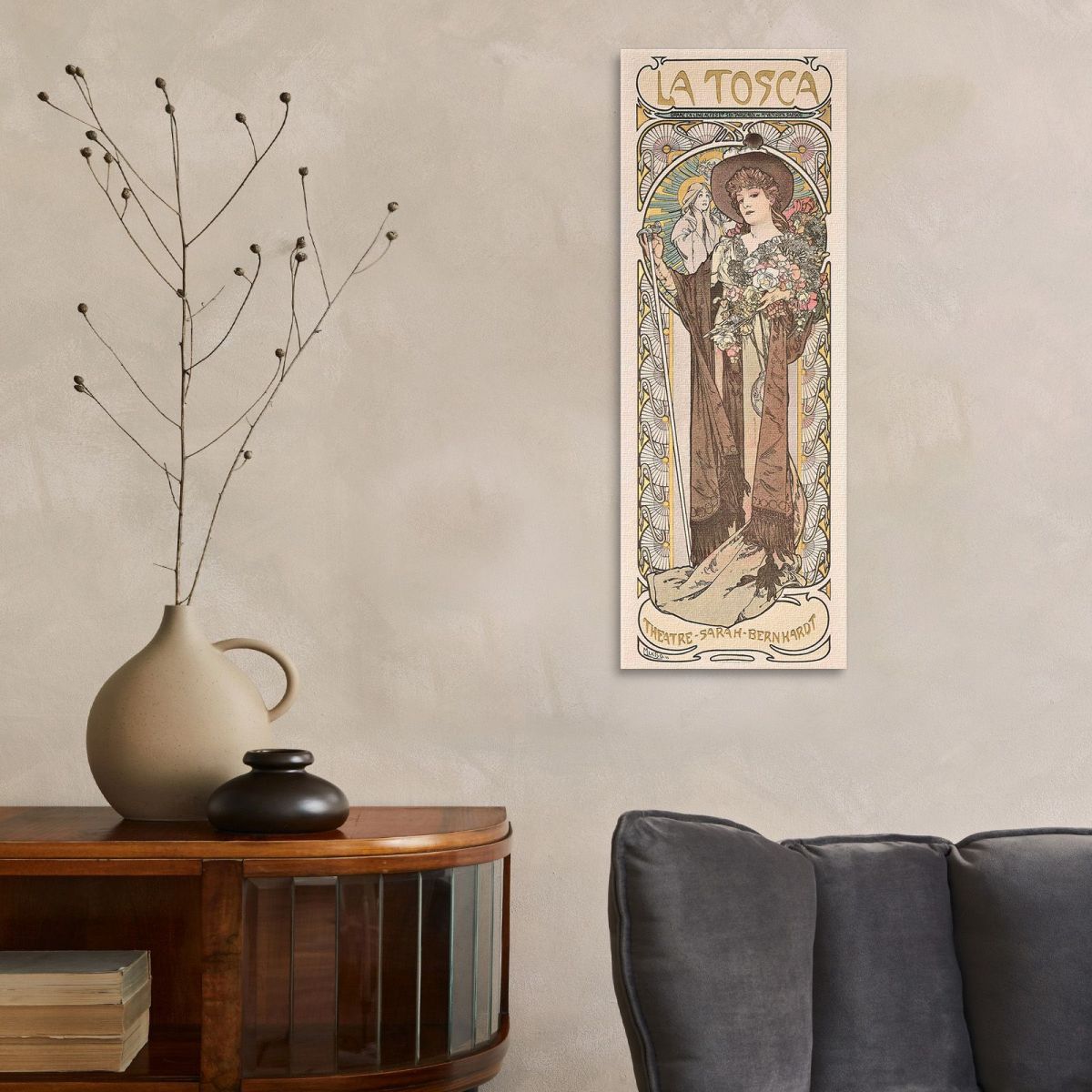 The Tosca Alphonse Mucha amu63 canvas print 