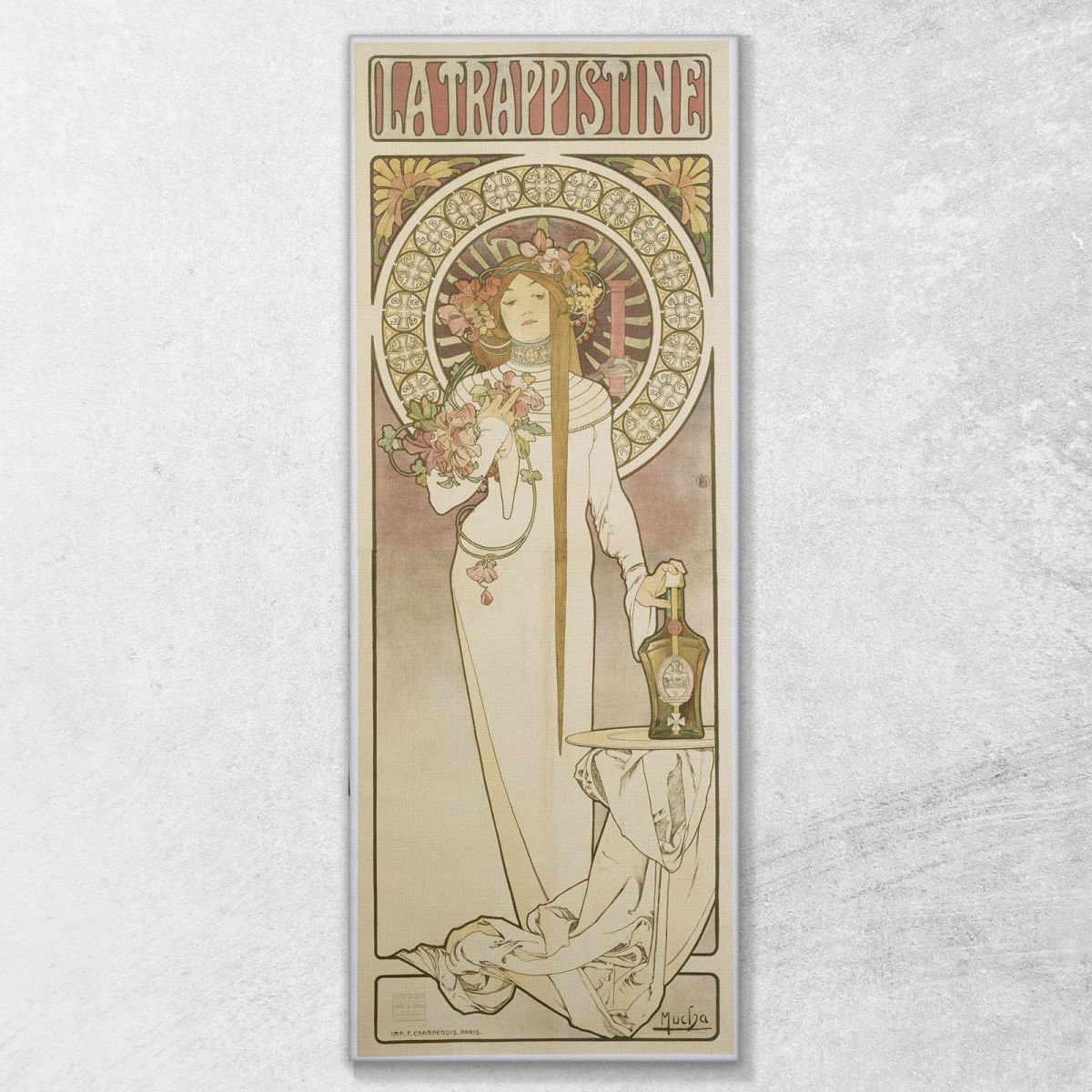 The Trappistine Alphonse Mucha amu64 canvas print 