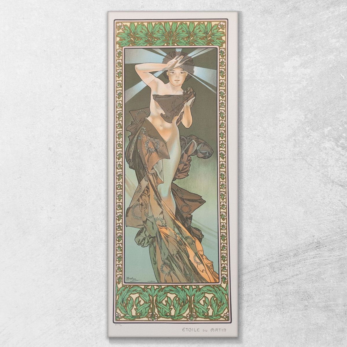 Morning Star 1902 Alphonse Mucha amu85 canvas print 