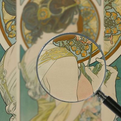 Primrose Alphonse Mucha amu95 canvas print