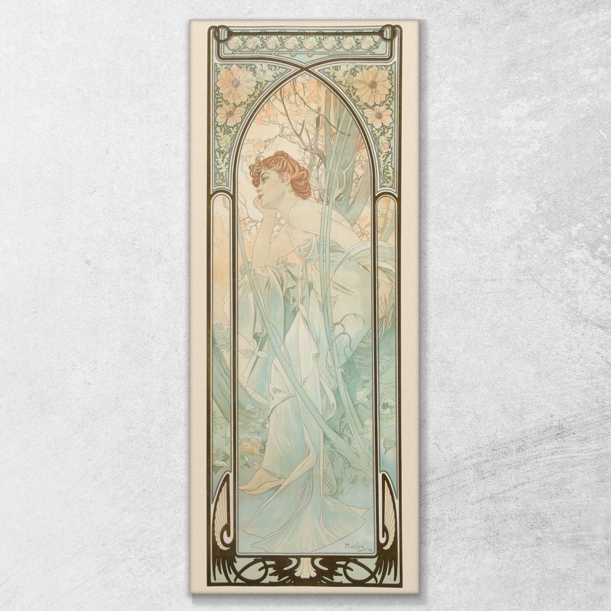 Reverie Du Soir From Times Of Day Alphonse Mucha amu99 canvas print 