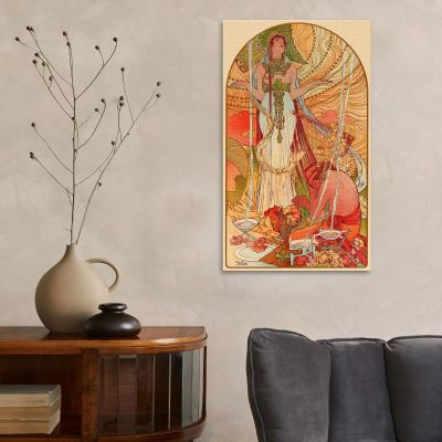 Salammbo Alphonse Mucha amu101 canvas print 