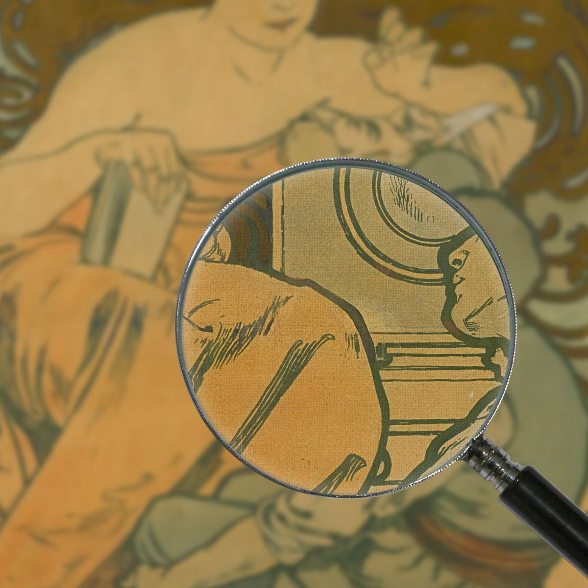 Popular Society Of Fine Arts Alphonse Mucha amu108 canvas print