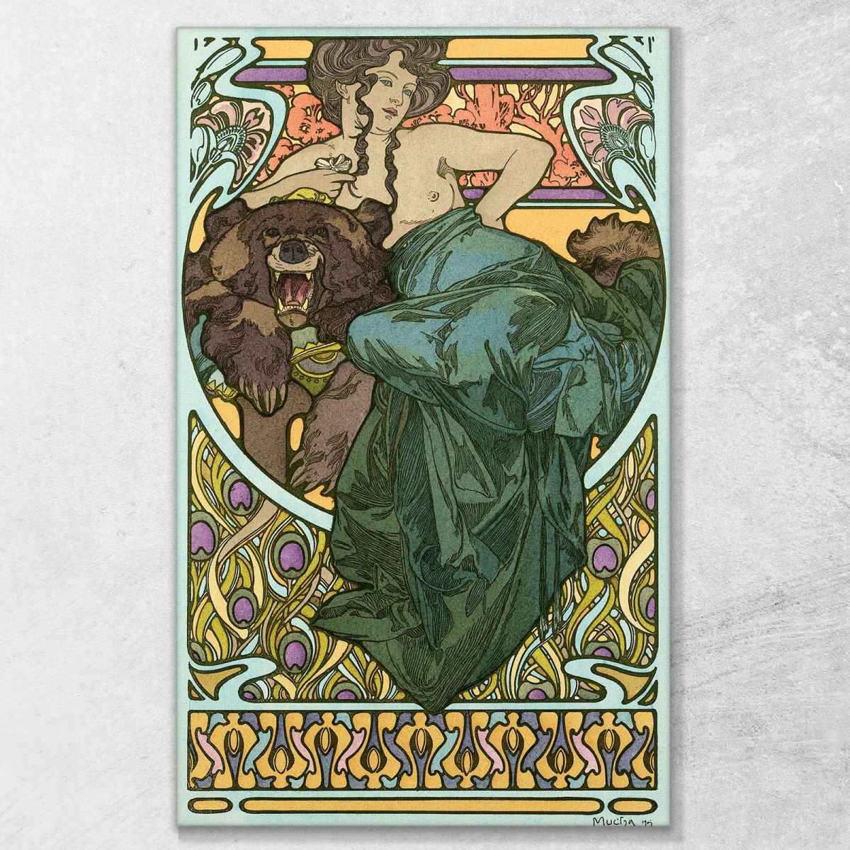 Untitled 1902 Alphonse Mucha amu125 canvas print 