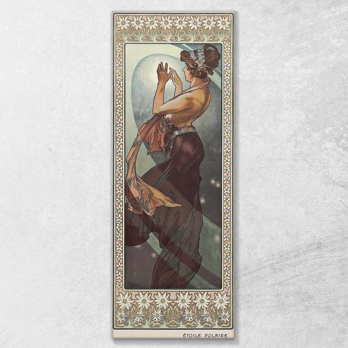 North Star Alphonse Mucha amu127 canvas print 