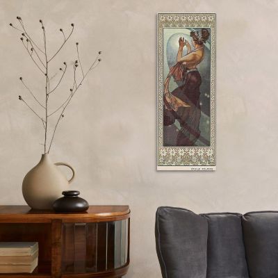 North Star Alphonse Mucha amu127 canvas print 