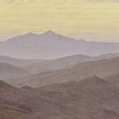 Giant Mountains Circa 1830 Caspar David Friedrich cdf7 canvas print