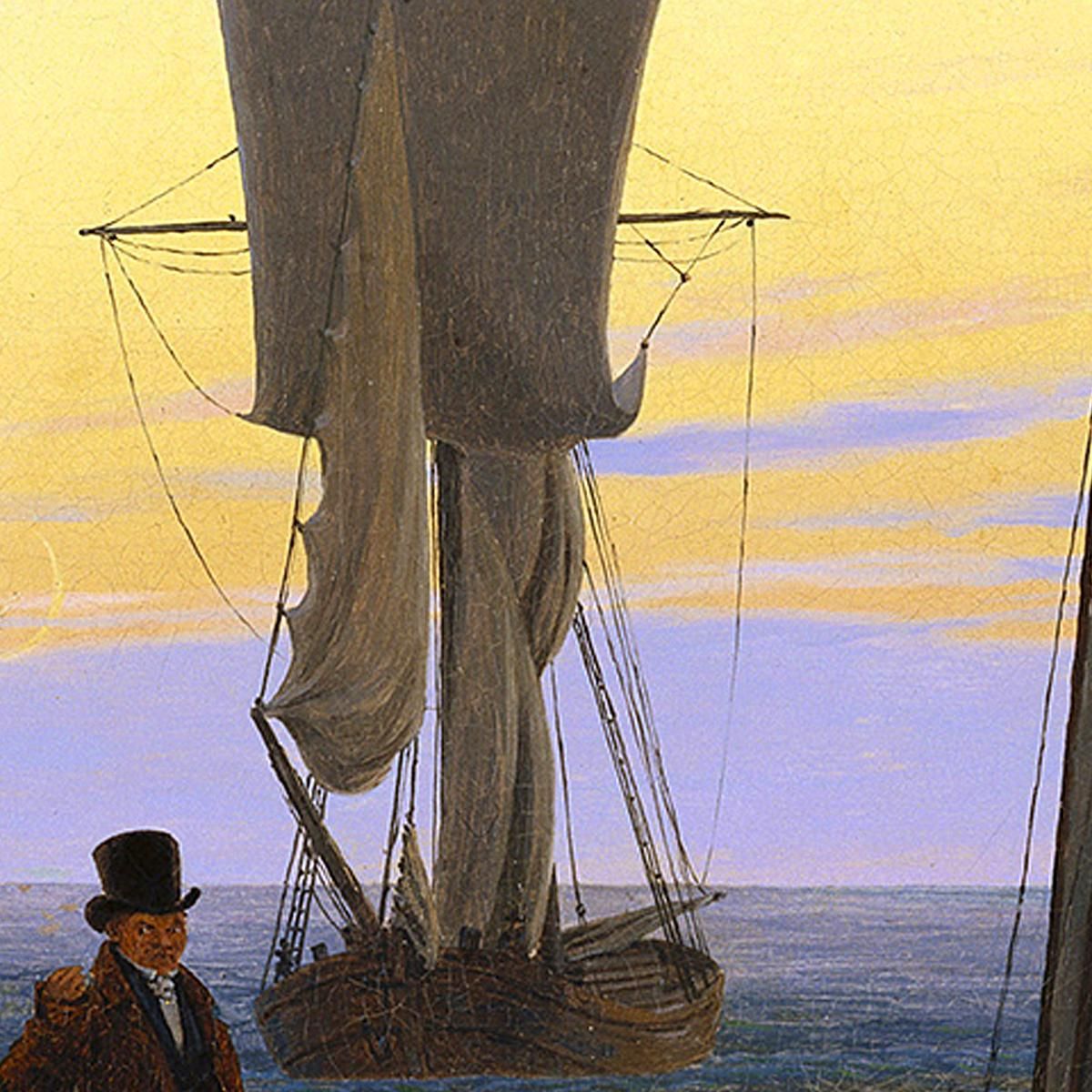 The Three Ages Of Man Caspar David Friedrich cdf13 canvas print