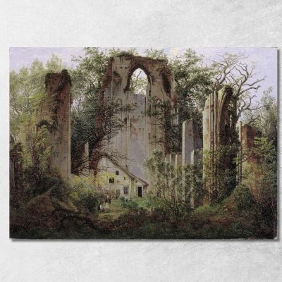 Monastery Ruin Eldena 1824 Caspar David Friedrich cdf16 canvas print 