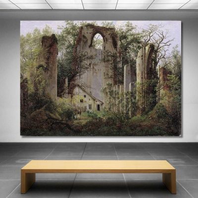 Monastery Ruin Eldena 1824 Caspar David Friedrich cdf16 canvas print 