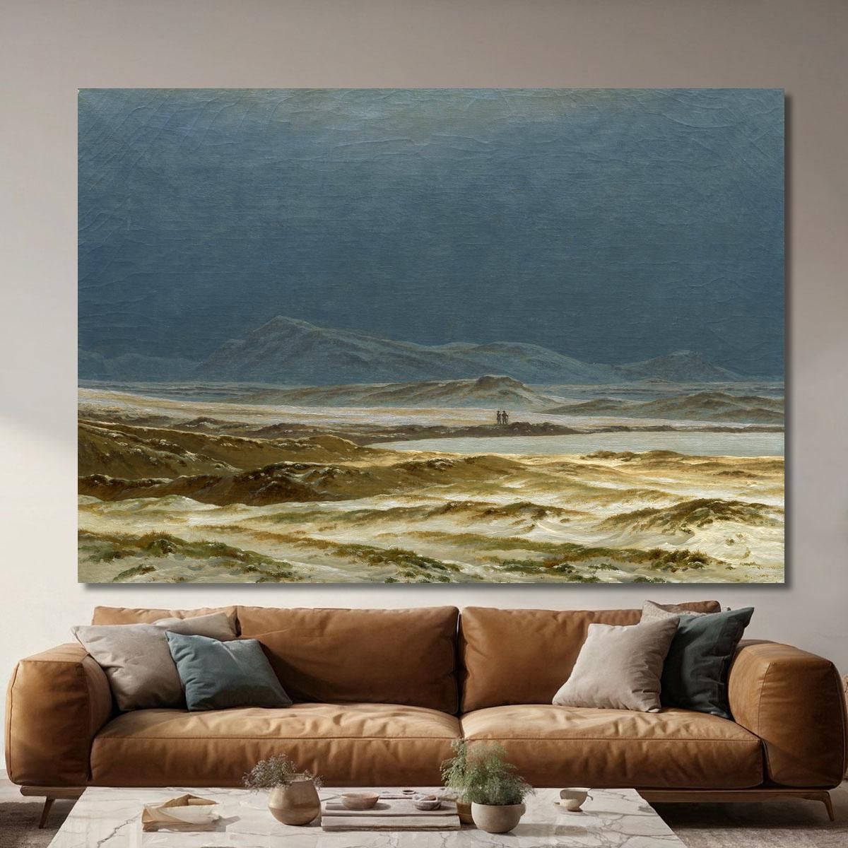 Northern Landscape Spring Caspar David Friedrich cdf23 canvas print 