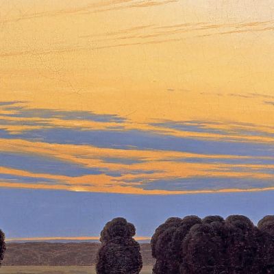 The Grosse Gehege Near Dresden Caspar David Friedrich cdf36 canvas print