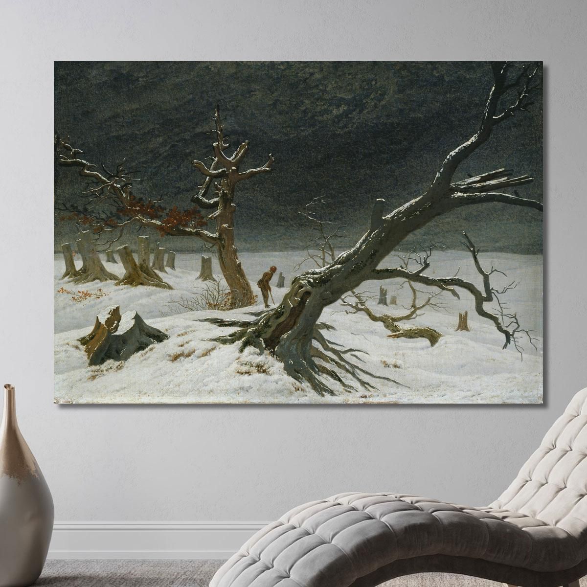 Winter Landscape Caspar David Friedrich cdf45 canvas print 