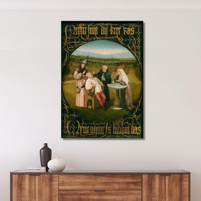 Cutting The Stone Bosch Hieronymus hbs8 canvas print 