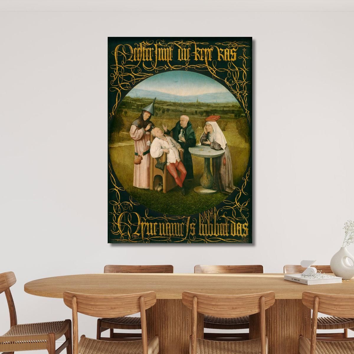 Cutting The Stone Bosch Hieronymus hbs8 canvas print 
