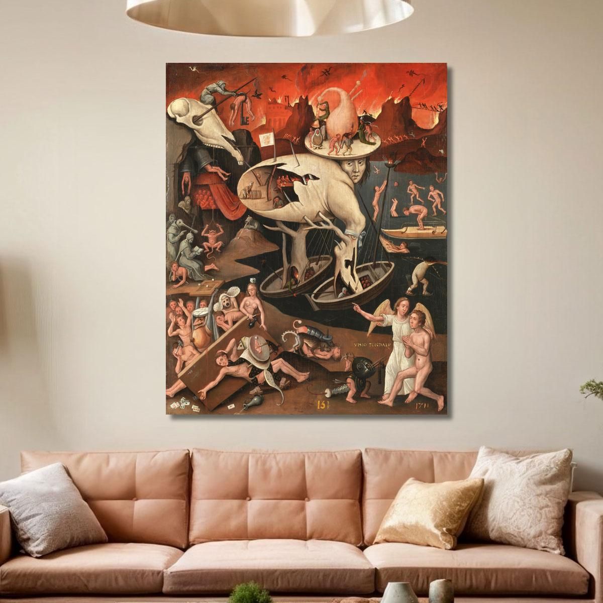 Visio Tondali Bosch Hieronymus hbs11 canvas print 