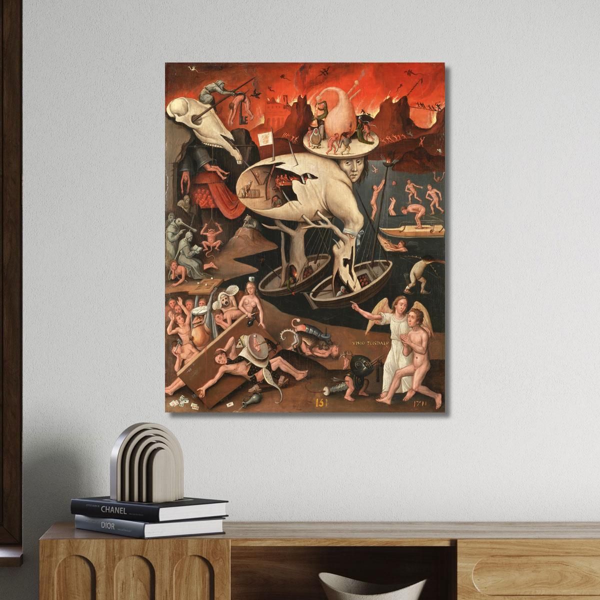 Visio Tondali Bosch Hieronymus hbs11 canvas print 