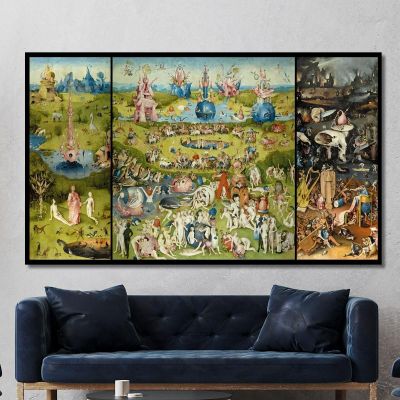 The Garden Of Earthly Delights Bosch Hieronymus hbs19 canvas print 