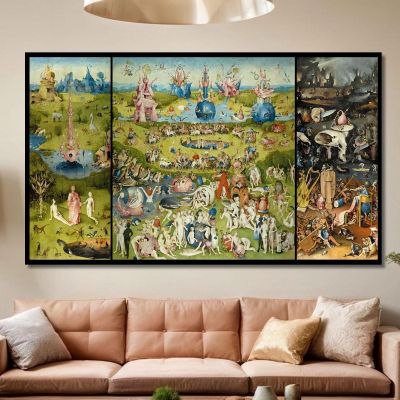 The Garden Of Earthly Delights Bosch Hieronymus hbs19 canvas print 