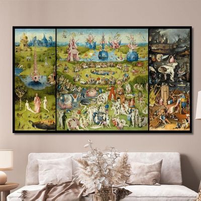 The Garden Of Earthly Delights Bosch Hieronymus hbs19 canvas print 