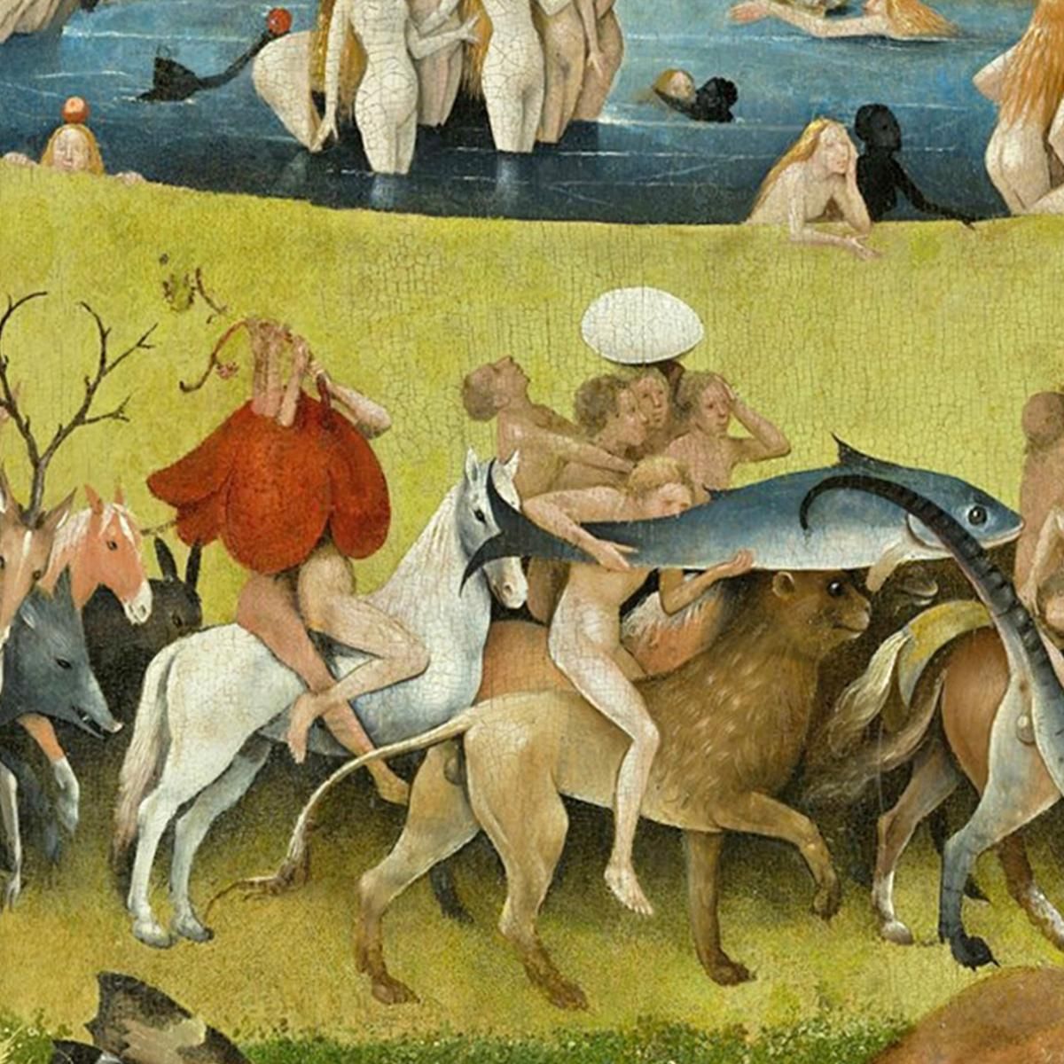 The Garden Of Earthly Delights Bosch Hieronymus hbs19 canvas print