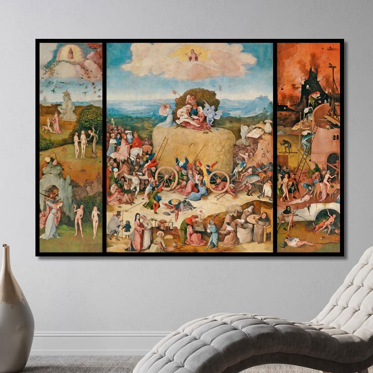 The Hay Wain Bosch Hieronymus hbs21 canvas print 